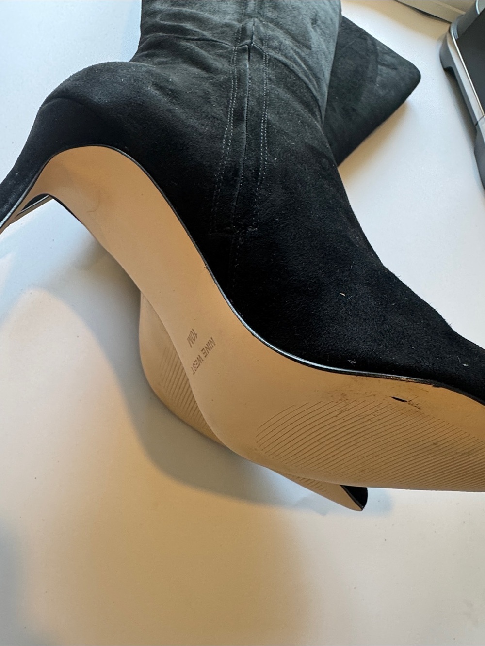 Nine West Women's Cook Tall Stiletto Dress Boots - Picture 4 of 4